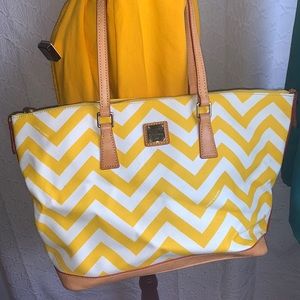 Yellow Chevron Bag